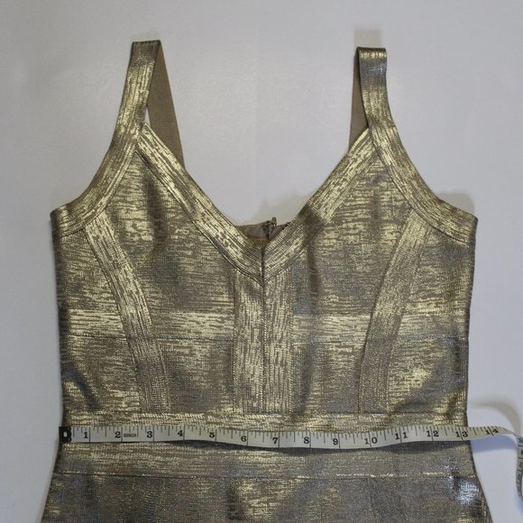 Hera Gold Mini Dress - Picture 6 of 7